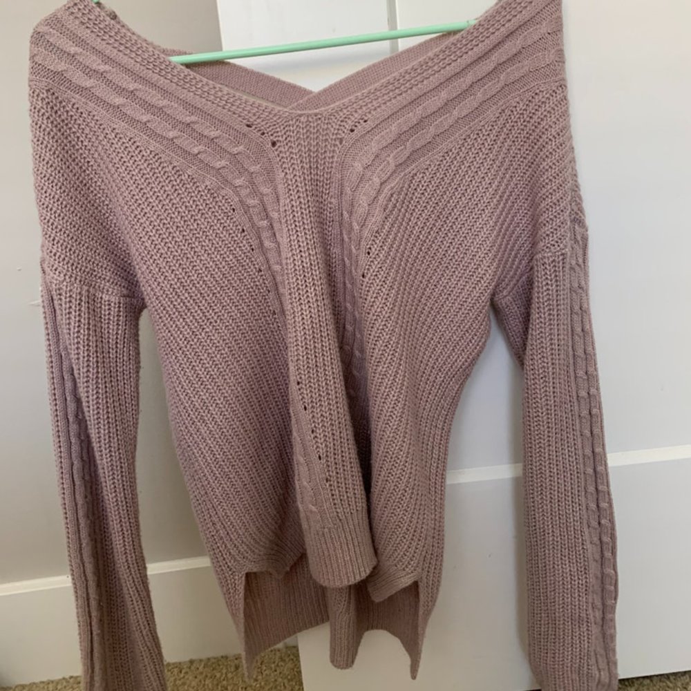 cross back, sweater